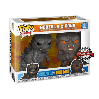 Funko Pop Godzilla vs Kong 2 pack Special Edition