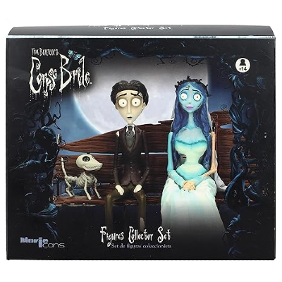 Figura SD Toys Emily & Victor - Corpse Bride com porta-chaves