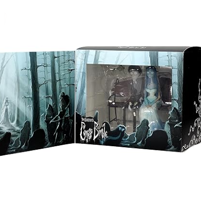 Figura SD Toys Emily & Victor - Corpse Bride com porta-chaves