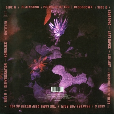 The Cure – Disintegration 2 x 180g vinyl LP album