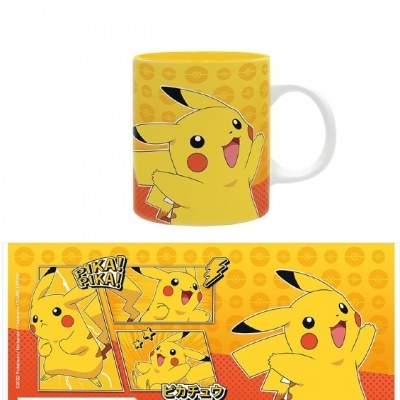 Caneca de Cerâmica Mug Pokemon Pikachu- Comic Strip 320ml
