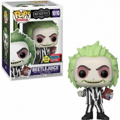 Funko Pop Exclusive NYCC 2020  - BEETLEJUICE - Holding Book GITD #1010