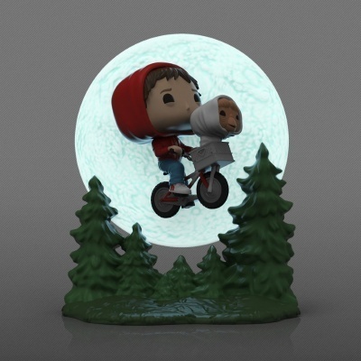 Funko Pop E.T. 40TH - Moment- Elliott and E.T. Flying GITD  #1259