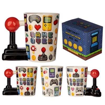 Caneca de Cerâmica - Game Over com comando  SMUG190