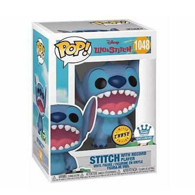 Funko Pop Lilo & Stitch - Stitch With Record Player- CHASE Funko Store Exclusive #1048