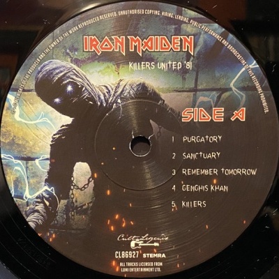Iron Maiden – Killers United '81 -  LP, 180g vinil