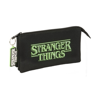 Estojo triplo para lápis Stranger Things