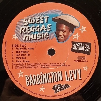 Barrington Levy – Sweet Reggae Music Vinyl, LP, Compilation