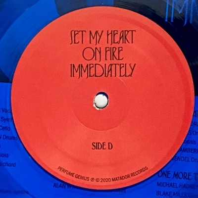 Perfume Genius – Set My Heart On Fire Immediately 2X Vinyl LP Album Limited Edition, Blue - Vinil Perfume Genius – Set My Heart On Fire Immediately 2X Vinyl LP Album Limited Edition, Blue - Vinil