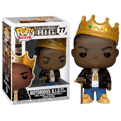 Funko Pop Rocks, Notorious B.I.G. with Crown #77