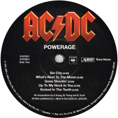 AC/DC – Powerage - LP, Album, Reissue, Remastered, 180gr - Vinil AC/DC – Powerage - LP, Album, Reissue, Remastered, 180gr - Vinil