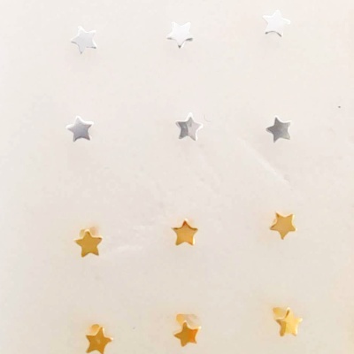 Joia de dobrar para nariz em prata com estrela BNPstar