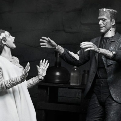 Universal Monsters Action Figure Ultimate Frankenstein's Monster (Bride of Frankenstein) (B&W) 18 cm