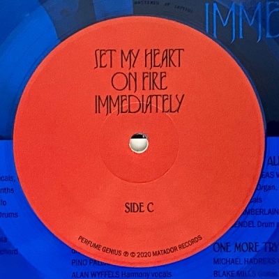 Perfume Genius – Set My Heart On Fire Immediately 2X Vinyl LP Album Limited Edition, Blue - Vinil Perfume Genius – Set My Heart On Fire Immediately 2X Vinyl LP Album Limited Edition, Blue - Vinil