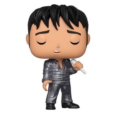 Funko POP! Rocks Elvis Presley Elvis '68 Comeback Special #188 Glitter SE
