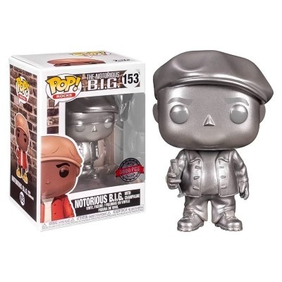 Funko Pop Rocks The Notorious BIG Silver Limited Edition 5000 Ltd #153