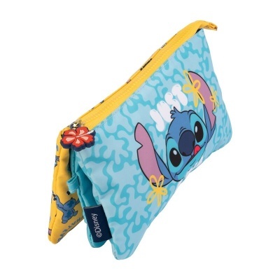 Estojo Disney Stitch - Chill triple pencil case
