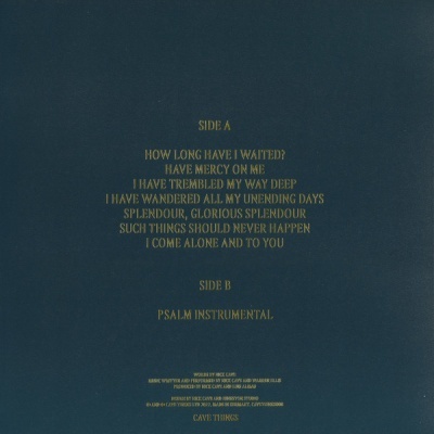 Nick Cave – Seven Psalms Vinyl, 10", 33 ⅓ RPM, Limited Edition Nick Cave – Seven Psalms Vinyl, 10", 33 ⅓ RPM, Limited Edition