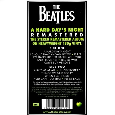 The Beatles – A Hard Day's Night Vinyl, LP, Album, Stereo, 180 gr