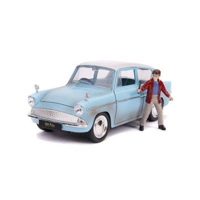 Blister figura Harry + carro Ford Anglia 1959 Harry Potter