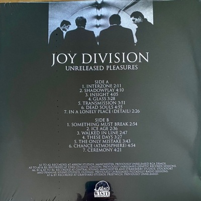 Joy Division – Unreleased Pleasures Vinyl LP - Vinil