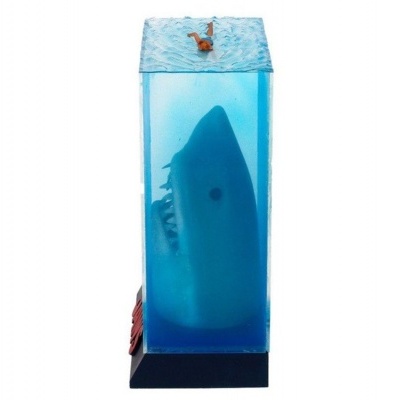 Jaws movie poster 3D Diorama - Figura SD Toys "O Tubarão" 25cm