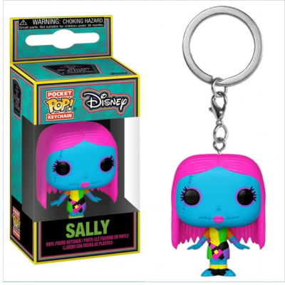 Funko Pop Keychain (Black Light) - Sally - Nightmare Before Christmas