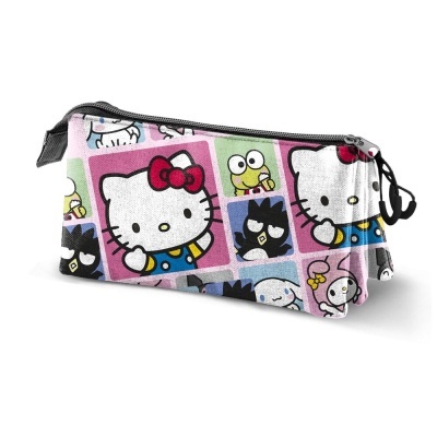 Estojo Hello Kitty Panels triple pencil case