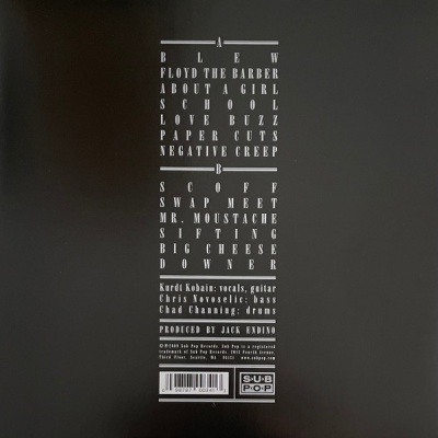 Nirvana – Bleach Vinyl LP Allbum Reissue, Remastered, Stereo - Vinil