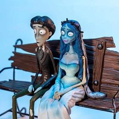 Figura SD Toys Emily & Victor - Corpse Bride com porta-chaves