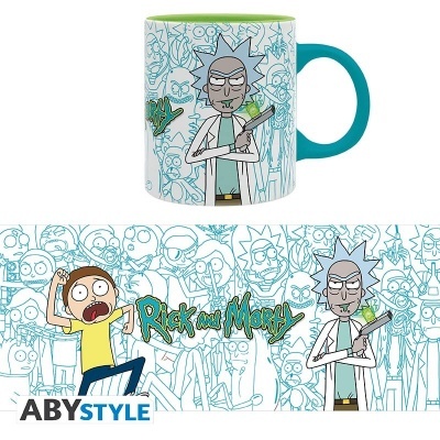 Caneca de ceramica RICK AND MORTY  - 320 ml - All Ricks and Mortys