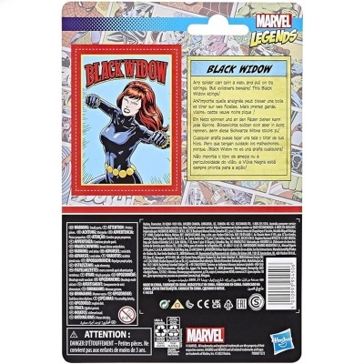 Figura Hasbro Marvel Legends Series 9,5 cm Retro 375 Collection Black Widow