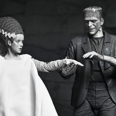 Universal Monsters Action Figure Ultimate Frankenstein's Monster (Bride of Frankenstein) (B&W) 18 cm