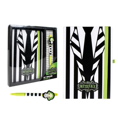 Stationery set diary and pen Beetlejuice