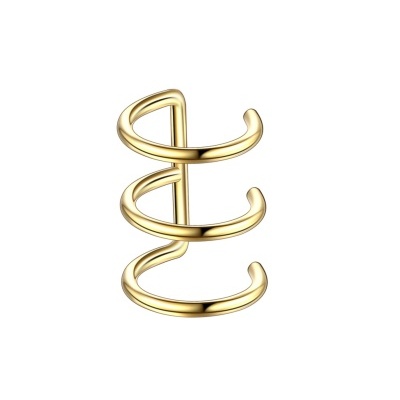 Earcuff - Anilha tripla em aço cirúrgico para cartilagem RSFX-03