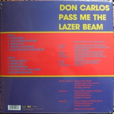 Don Carlos – Pass Me The Lazer Beam Vinyl, LP, Record Store Day, Reissue, Stereo