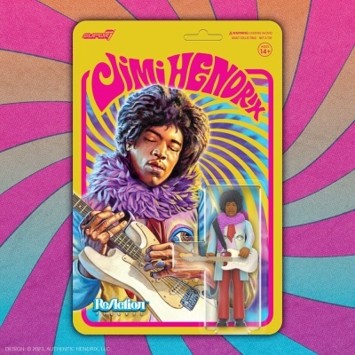 Figura Jimi Hendrix ReAction Action Figure Jimi Hendrix 10 cm