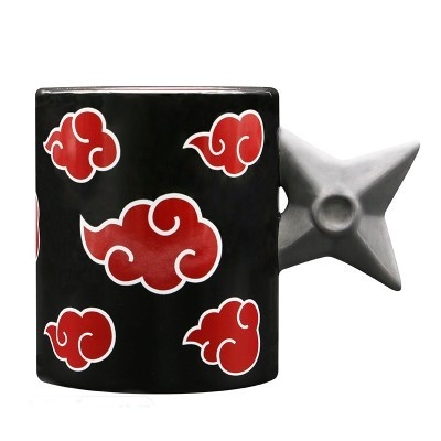 Caneca NARUTO SHIPPUDEN - Mug 3D handle - Shuriken Akatsuki