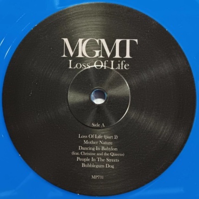 MGMT – Loss Of Life - LP, Album, Limited Edition, Blue Jay Opaque - Vinil