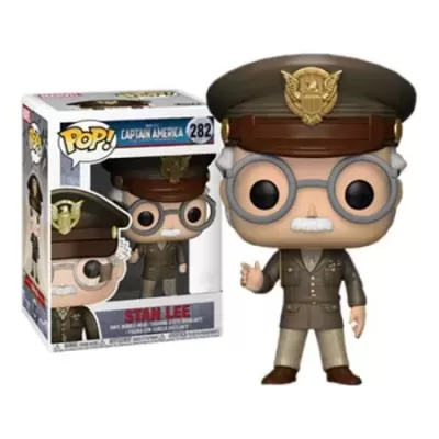 Funko Pop! Captain America The First Avenger Stan Lee.(General) Exclusive #282