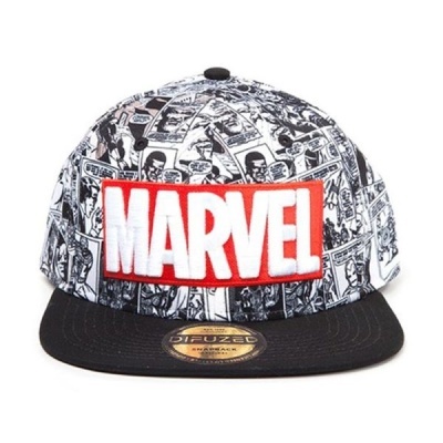 Marvel – Classic Red And White Logo Snapback