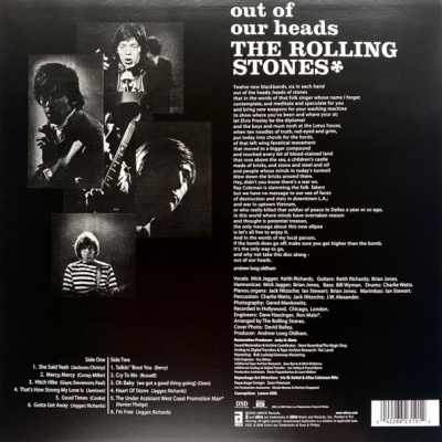 The Rolling Stones – Out Of Our Heads UK Vinyl, LP, Album, Reissue, Remastered, Mono 180g