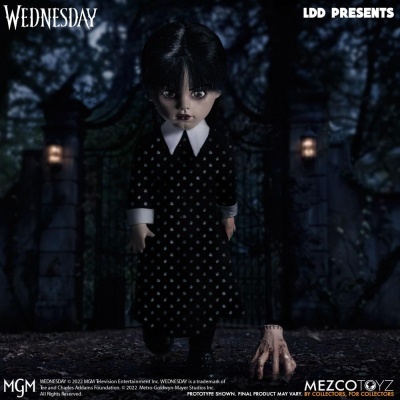 Boneca Wednesday Living Dead Dolls Doll Wednesday Addams 25 cm