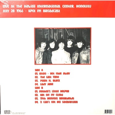 Rolling Stones* – The Honolulu Broadcast LP- Limited Edition- Vinil