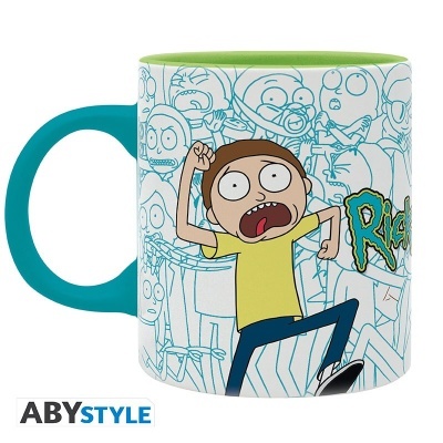Caneca de ceramica RICK AND MORTY  - 320 ml - All Ricks and Mortys