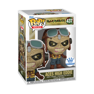 Funko Pop Rocks Iron Maiden Aces High Eddie Funko Store Exclusive #437