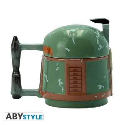 Caneca com tampa #STAR WARS - Mug 3D - Boba Fett