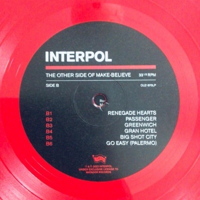 Interpol – The Other Side Of Make-Believe - LP, Album, Limited Edition, Red - Vinil