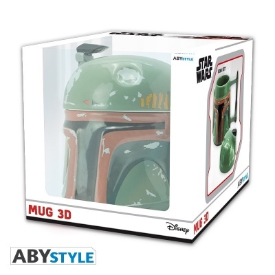 Caneca com tampa #STAR WARS - Mug 3D - Boba Fett