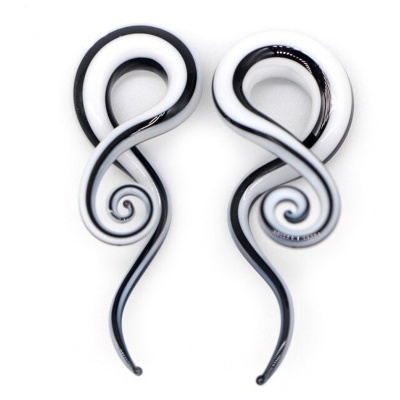 Dilatador de vidro pyrex, em espiral para orelha APE01